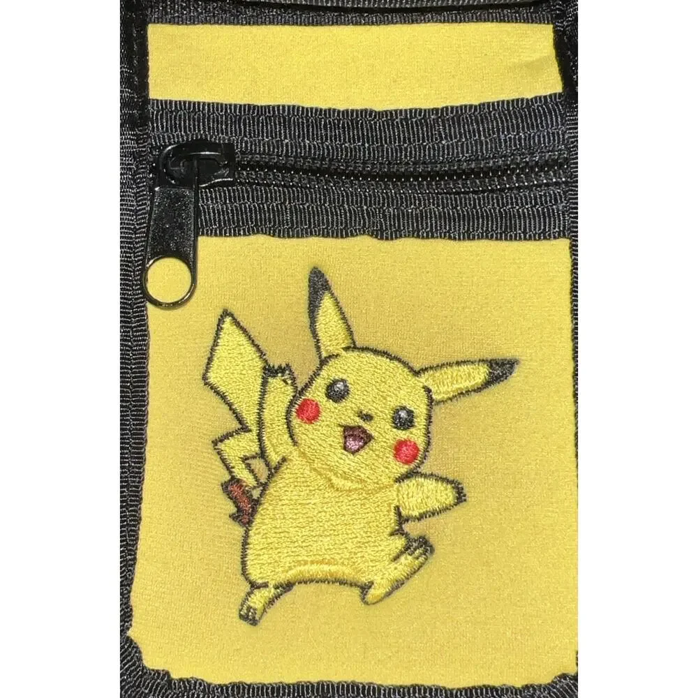 Vtg Pokémon Game Boy Pikachu Carry Case Yellow Front Pocket Belt Loop Closure